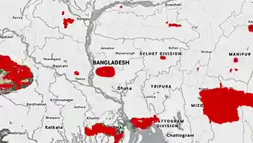 bangladesh map